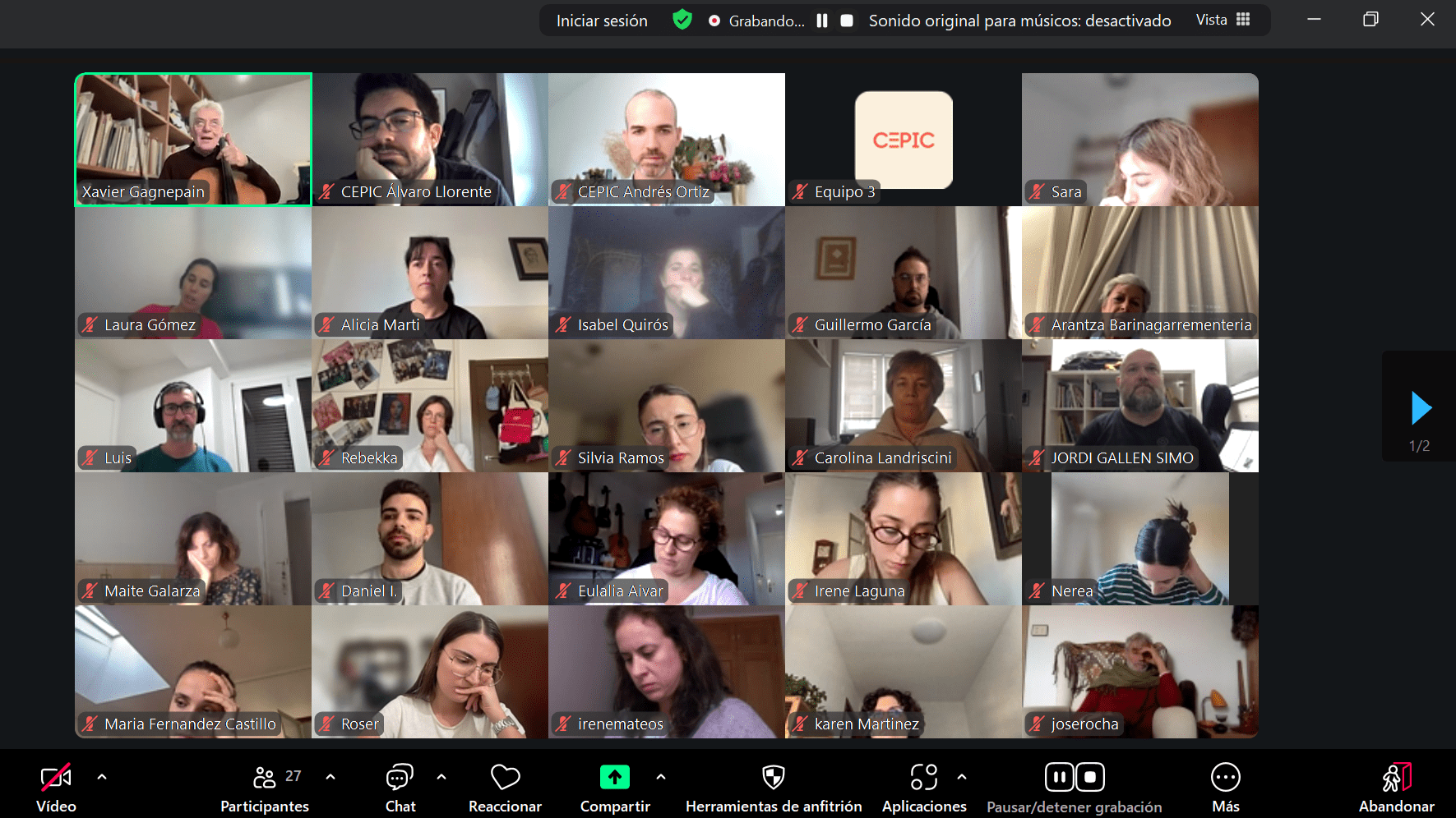 Xavier Gagnepain_Pedagogía del Violonchelo