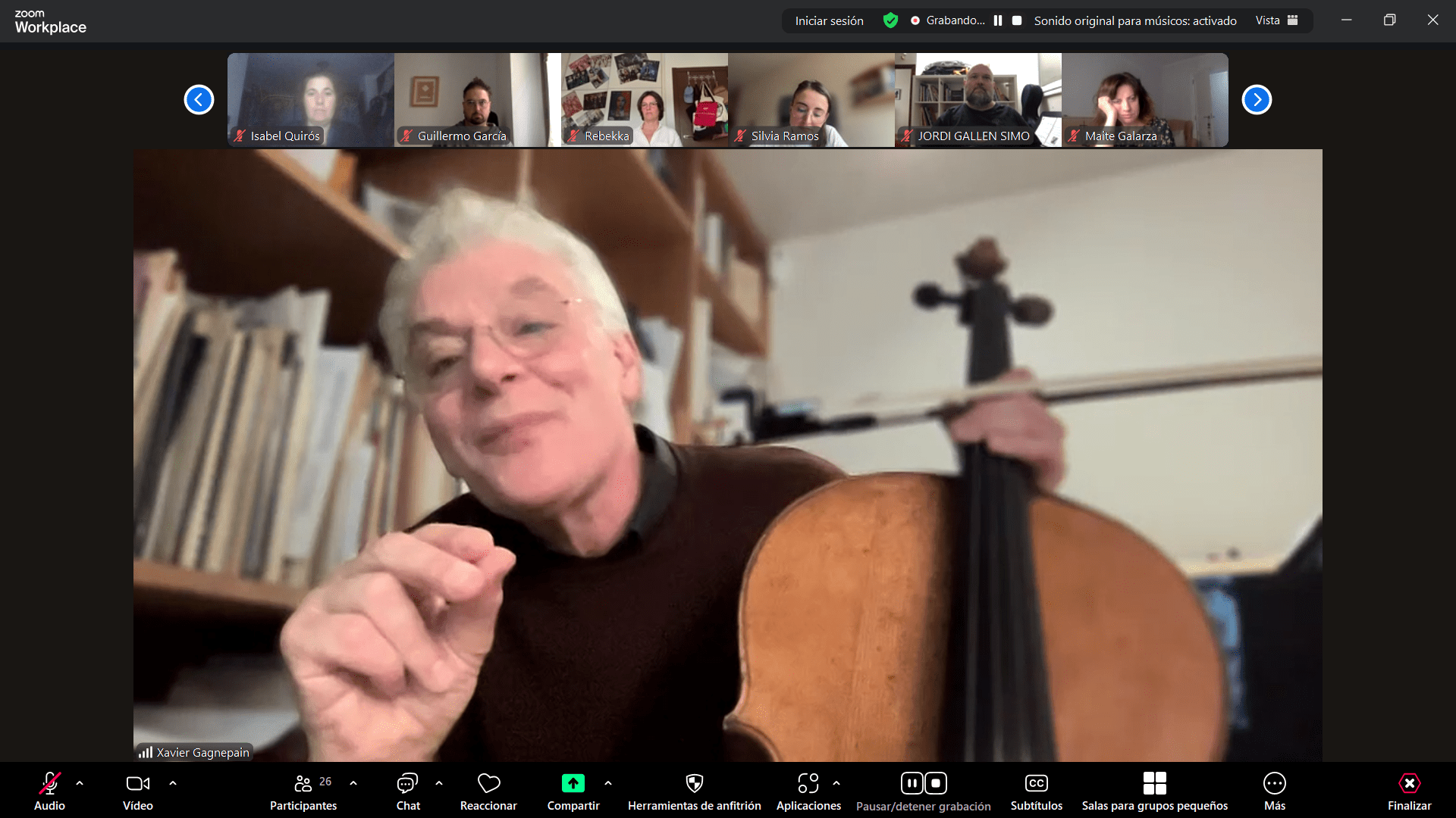 Xavier Gagnepain_Pedagogía del Violonchelo